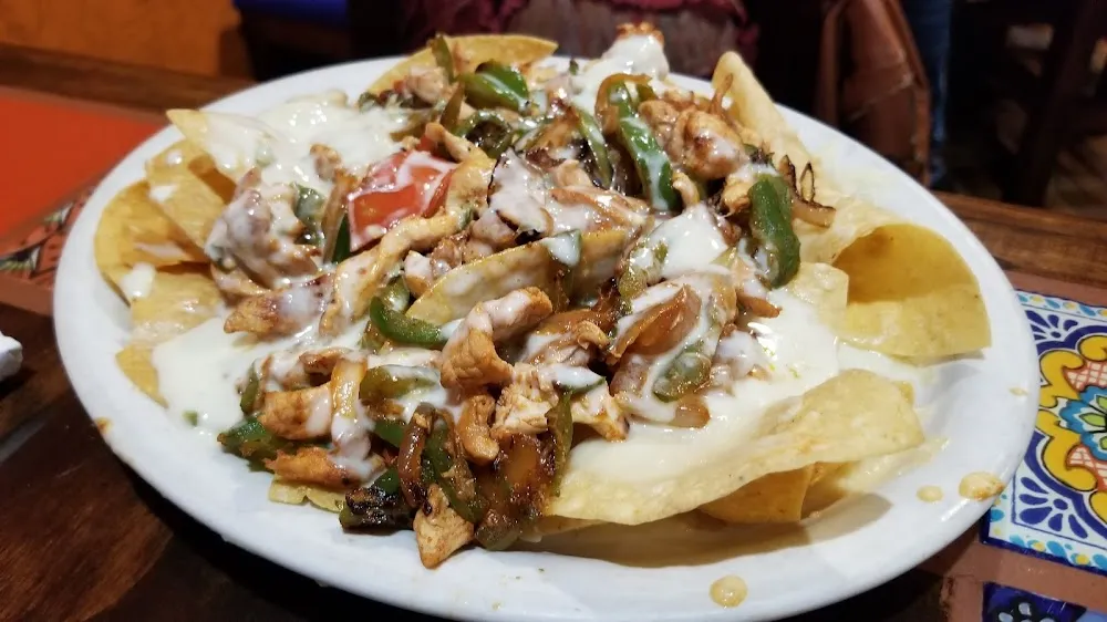 Chicken Fajitas Nachos