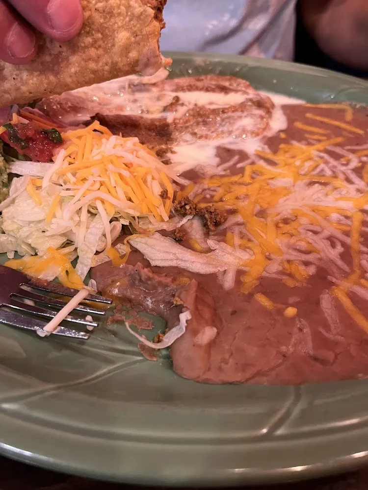 Lunch Special 1 Jumbo Burrito Taco and Bean Burrito