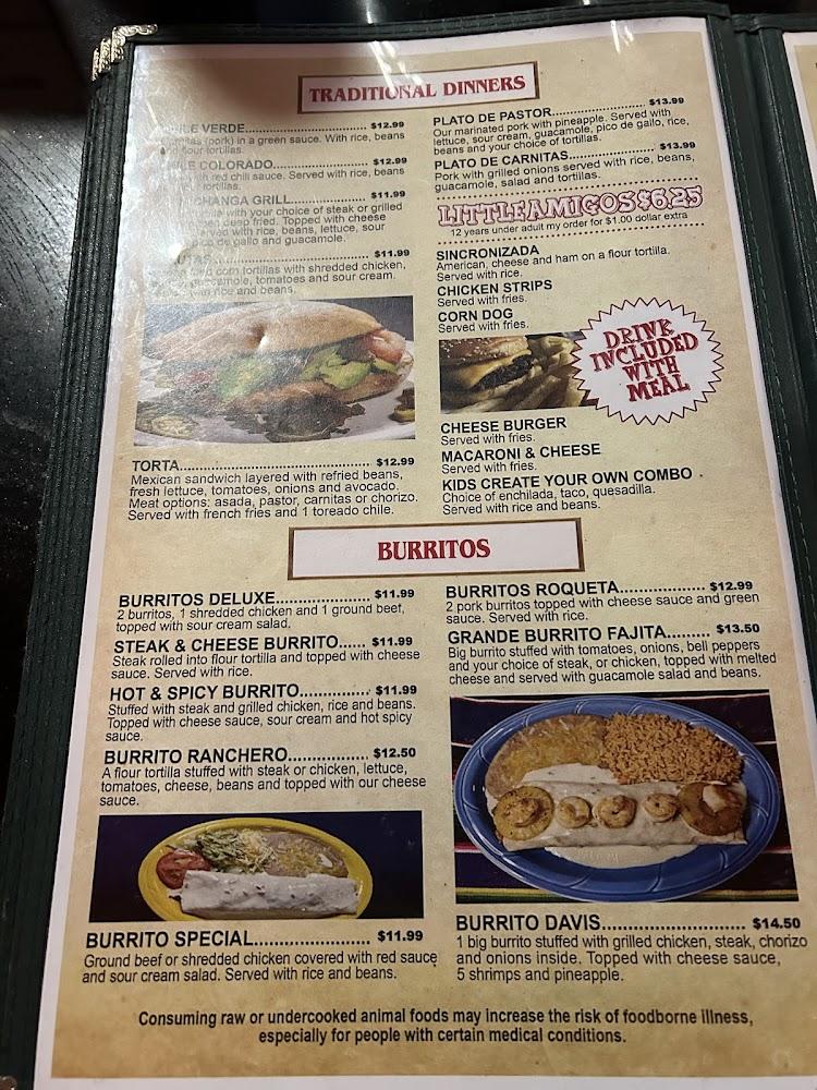 LOS GENERALES MEXICAN RESTAURANT Menu image 4